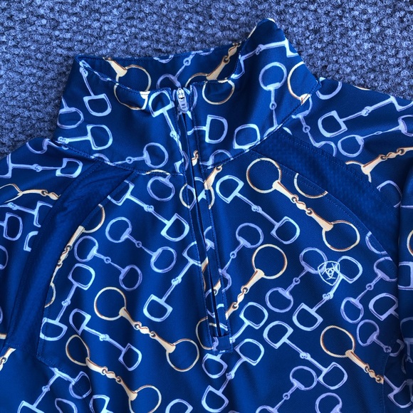 Ariat Ariatek sunstopper 2.0 quarter zip baselayer size L - Picture 3 of 15